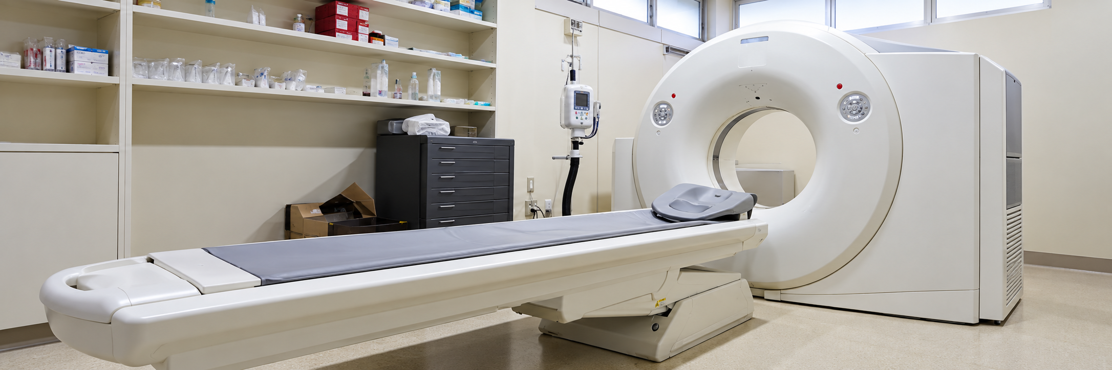Hi-Tech CT scan room